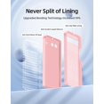 thumbnail image 3 of 3 in 1 for Google Pixel 6A Case, with 2 Pack Screen Protector, with Full Camera Cover Protection，Liquid Silicone Slim Shockproof Protective Phone Case [Microfiber Lining] (Pink)…, 3 of 12
