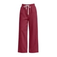 thumbnail image 7 of Women's Jogger Pants With Elastic Drawstring Wasit Pants Waist Multi-Pockets Casual Sweatpants For Active Gym Sessions, 7 of 7