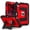 Black+Red, variant on For iPad Mini 6 / Mini A17 Pro 8.3" (2021/2024) Shockproof Rugged Case Cover with Kickstand & Shoulder Strap & Pencil Holder