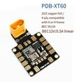 thumbnail image 3 of Pour Systèmes Carte de Distribution d'Alimentation Pdb Xt60 avec Bec 5v 12v pour Qav250 Rc Fpv Quadcopter Multicopte, 3 of 5