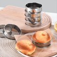 thumbnail image 5 of Paquete de 8 Aros para Muffins Ingleses, Bollos 4 Pulgadas, Tarta Doble Laminado Acero Inoxidable, Moldes PasteleríA Cocinar, 5 of 5