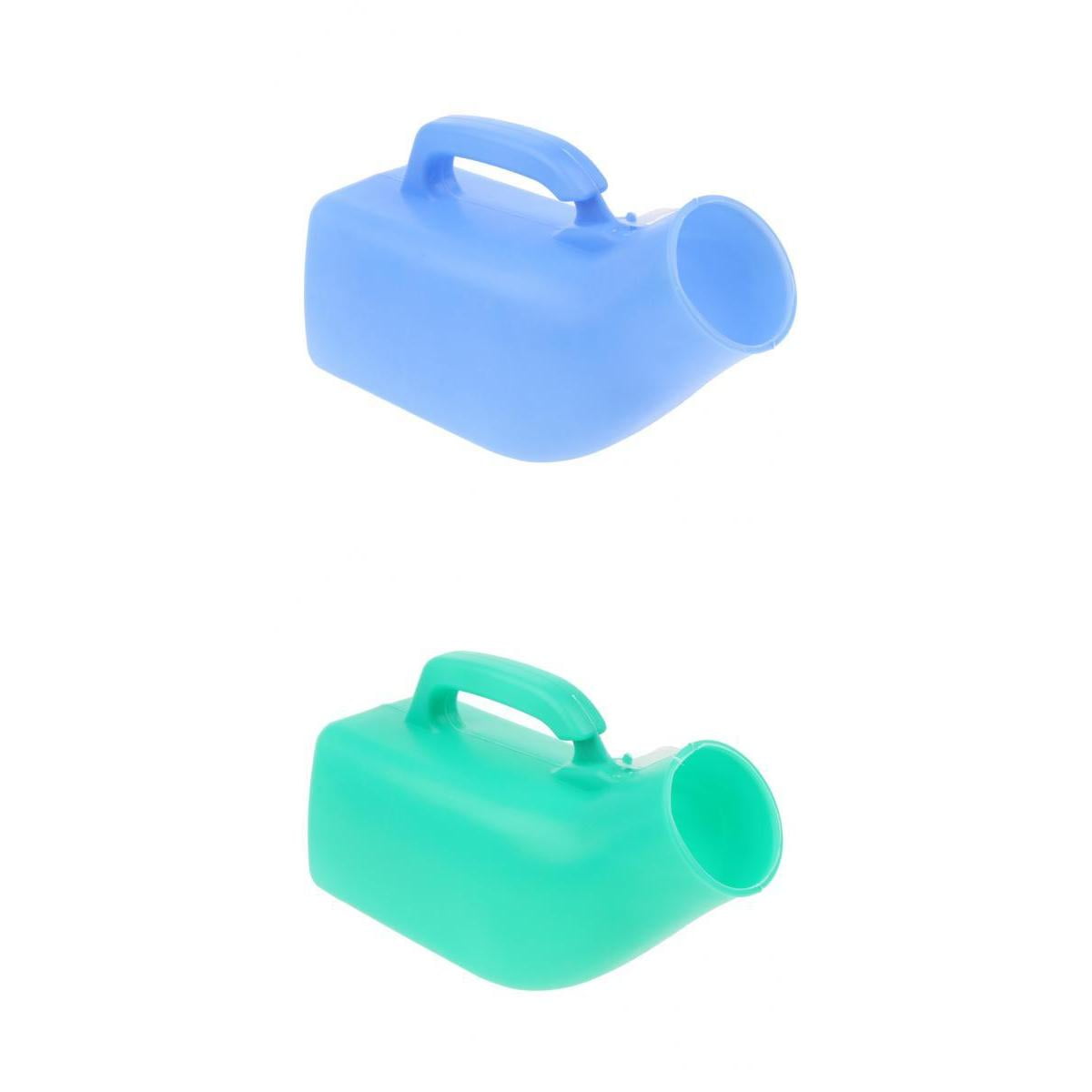 2Pc Urinal Bottle Urinal Pee bottle of potty Pot Jar Toilet Bucket with