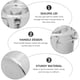 thumbnail image 3 of Cubo para almacenar cereales Contenedor para almacenar granos de alimentos Cubo para guardar grasa sellado, 3 of 7