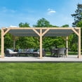 thumbnail image 2 of Yardistry 10 ft. x 20 ft. Meridian Louvered Pergola, 2 of 13