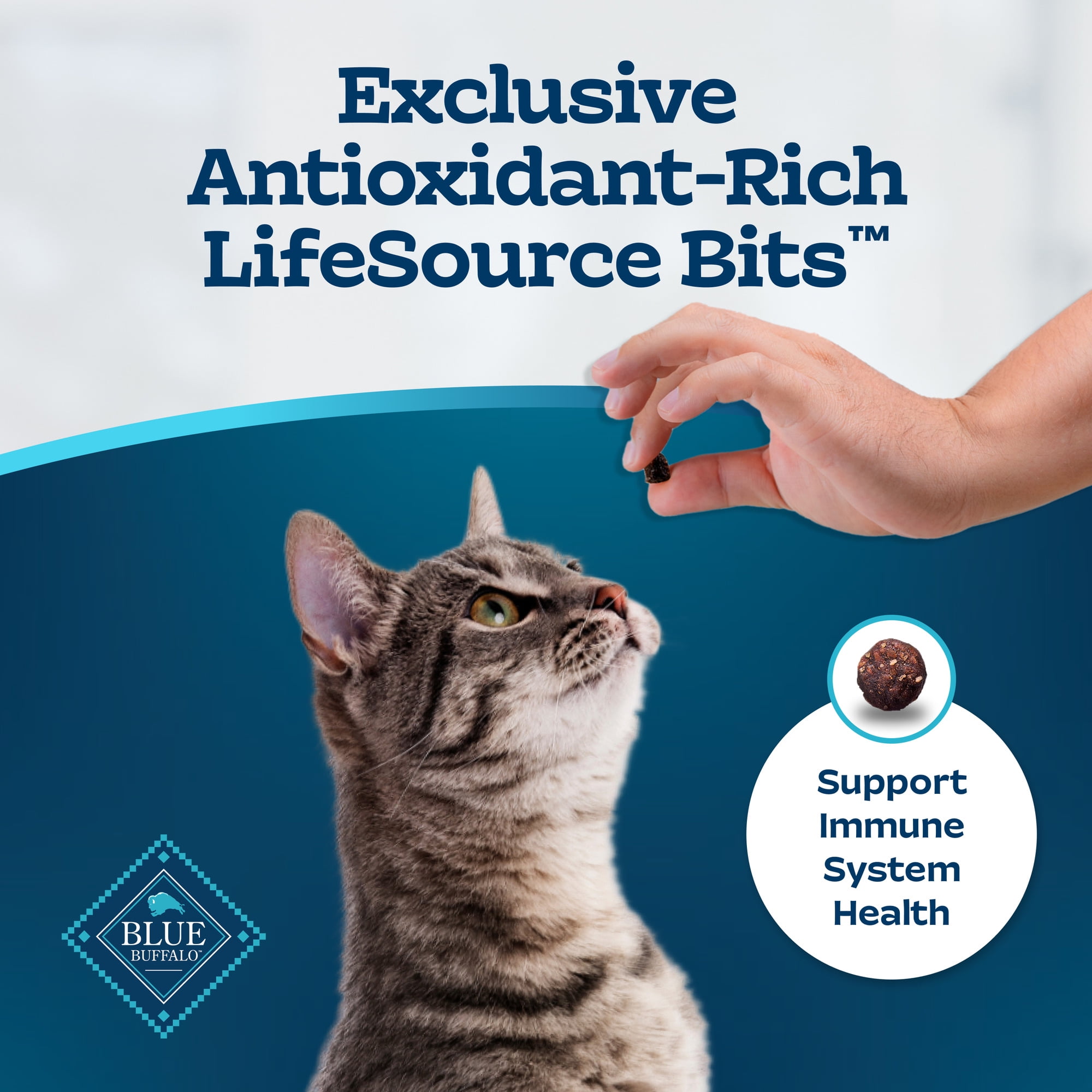 Blue Buffalo Tastefuls Dry Cat Food, Hairball Control, Chicken and Brown Rice, 5-lb. Bag