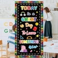 thumbnail image 5 of Colorful Welcome Door Cover Banner 5.9x2.9 Ft Back to School Banner Decoration Backdrop Welcome Ready to Learn Inspirational Classroom Party Supplies Photo Props for Home Office Front Porch, 5 of 7