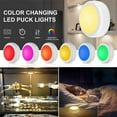 thumbnail image 2 of Harpi Under Cabinet Lighting, LED Puck Lights Night Light,12 Color Ice Light, Color Remote Control Light, LED Cabinet Light Christmas Gifts, 2 of 9