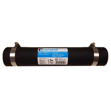 Campbell 1-1/4 in. D X 1-1/2 in. D Rubber Straight Boot Sump Pump Sleeve