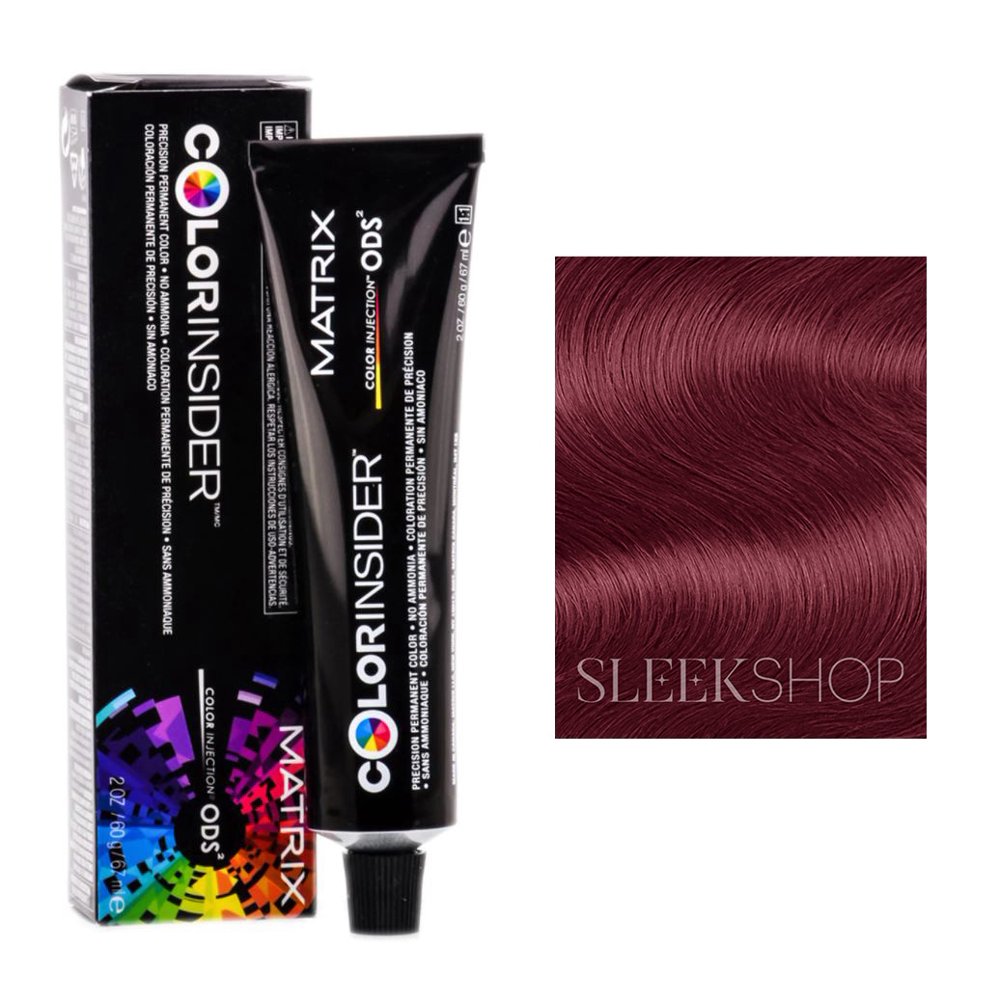 Matrix 5RV+ Medium Brown Red Violet + Matrix Color Insider, Hair