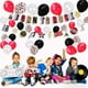 thumbnail image 5 of Kit de arco de guirnalda de globos rojo, negro y blanco, 12.0 in, 10.0 in, globo rojo, negro y blanco, globos de confeti de látex, tira de arco de 16.0 ft para circo, barbacoa, cumpleaños, casino, pó Namotu HMYH455, 5 of 7