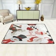 thumbnail image 2 of Dreamtimes Reindeer Santa Penguin Non-Slip Area Rug 36"x24", Let It Snow Floor Carpet Comfort Floor Mats for Indoor Front Porch,Living Room, Bedroom,Kitchen, 2 of 5