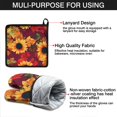 thumbnail image 7 of Sunflower Kitchen Oven Mitt and Pot Holder Sets 2 Pcs for Baking, Cooking and Grilling, Heat Resistant Up To 392 °F, 7 of 7