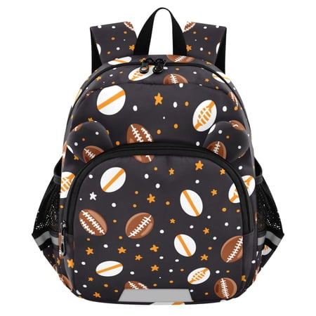 ALAZA Football Rugby Stars Mini Backpack School Bookbag Age 3-7 Medium