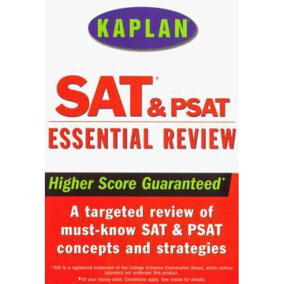 Pre-Owned Kaplan SAT & PSAT Essential Review (Paperback) 0684849828 9780684849829