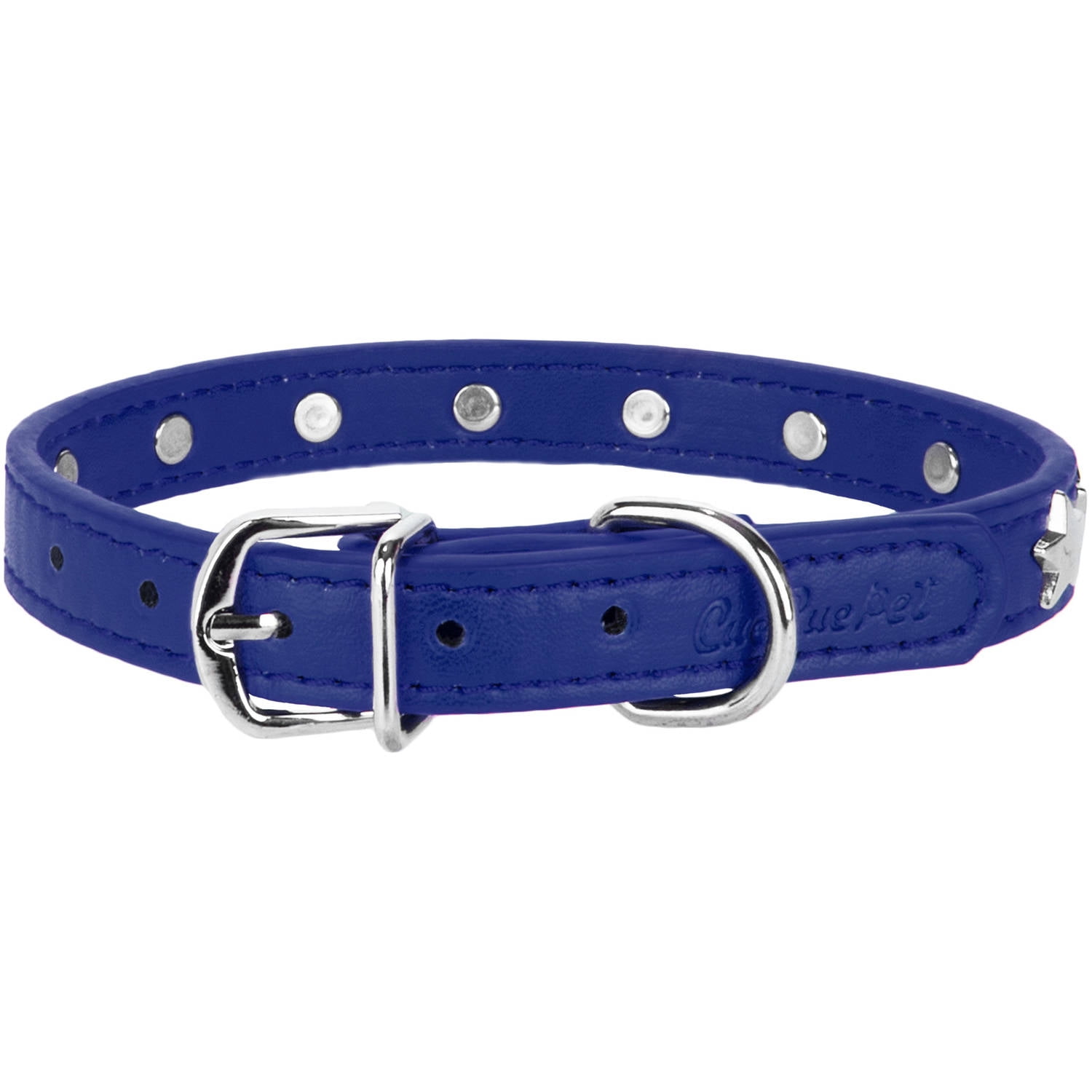 CUECUEPET Adjustable Dog Collar with Embellished Star Bling Charms [Multiple Sizes]