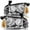 Chrome Amber, variant on For 2006-2010 Dodge Charger Headlights Black Housing Amber Corner Lamps LH & RH