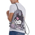 thumbnail image 3 of Bolsa con cordón clásica Melody, plegable, para deportes, fitness, unisex, para viajes y deportes de playa, 3 of 8
