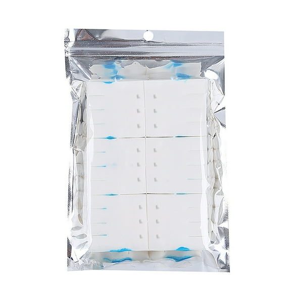 PPLoney Disposable Toilet Brush with Cleaner - Self-Contained Sponge Pad for Hassle-Free Cleaning - Includes Stick and 12 Sponge Refills - Easy To Use, No Dead Ends