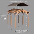 thumbnail image 3 of Backyard Discovery 20' x 12' Norwood Cedar Gazebo, 3 of 9