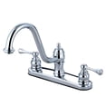 thumbnail image 1 of Kingston Brass KB3111BLLS Robinet de Cuisine Central 8 Pouces - Chrome Poli, 1 of 1