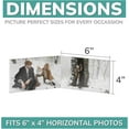 thumbnail image 2 of pbf 6x4 Double Picture Frame | 6 x 4 Acrylic Sign Holder | Horizontal Self Standing Sign Holder | Acrylic Stands for Display | Clear Picture Frame, Menu Table Top Stand, Plastic Flyer Holder (6-Pack), 2 of 6