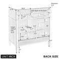 thumbnail image 5 of Euroco "30'' Bathroom Vanity with Sink, Solid Wood & MDF Cabinet, Flip-Out Drawer, 2 Soft-Close Drawers, 1 Soft-Close Door, Elegant Wood Handles, 5 of 5