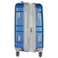thumbnail image 3 of Olympia Denmark 21" Expandable Carry On Spinner Luggage Suitcase, Navy, 3 of 8