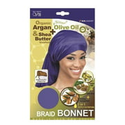 Qfitt Organic Argan & Shea Butter + Olive Oil Braid Bonnet