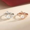 thumbnail image 4 of CILENON Rabbit Year Necklace Women'S Fashion Necklace Imitation Pearl Rabbit Pendant Earnail Ring Bracelet (GD6,One Size), 4 of 5