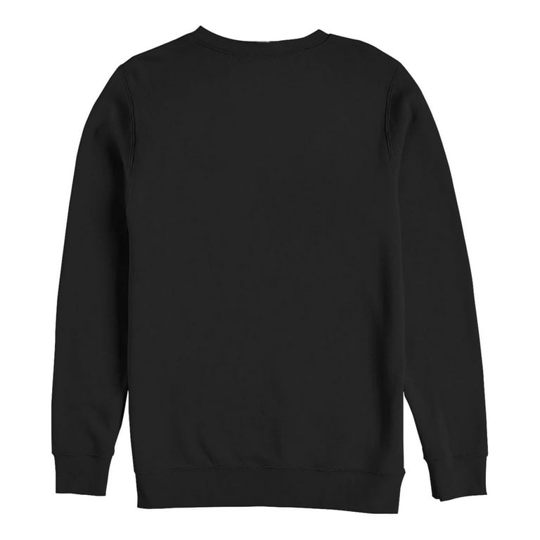 Music Lover Cat V.II Black Graphic Crew Neck Sweatshirt - Design