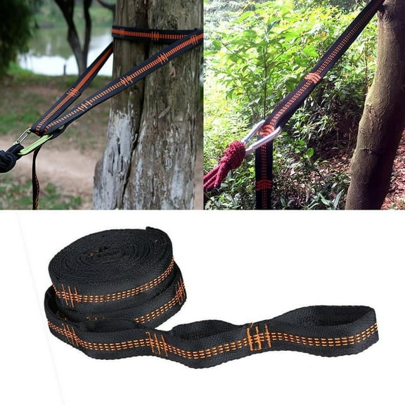 FurNest Adjustable Tree Hanging Hammock Straps Climbing Rope Hammock Belt A