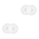 thumbnail image 3 of Cateissary 100 Uds. Fundas para auriculares, almohadillas livianas para los oídos, Protector sanitario para auriculares, fundas para auriculares Blanco 100 piezas 2piezas, 3 of 6
