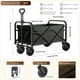 thumbnail image 2 of Carro plegable de gran capacidad, carro plegable portátil, carro plegable resistente para acampada, jardín, compras, deportes, 2 of 9