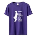 thumbnail image 4 of Birdeem Mode Femmes Décontracté Imprimé Chandail à Manches Courtes T-Shirt Hauts Blouse, 4 of 4
