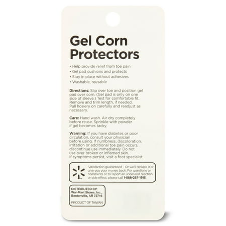 (2 pack) Equate Gel Corn Protectors, 2 Count