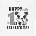 thumbnail image 4 of Inktastic Happy 1st Fathers Day with Pandas Girls Baby Bodysuit, 4 of 5