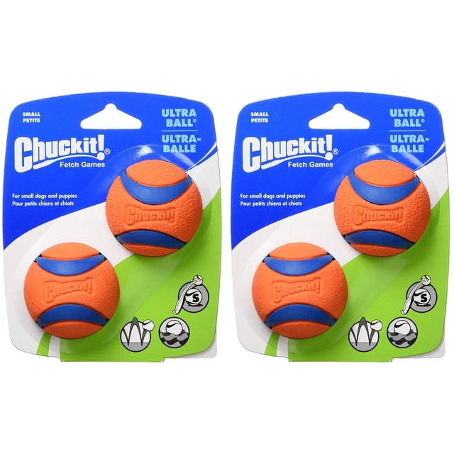 ¡Ball Chuckit! Ultra Small 2 para perros, paquete de 2