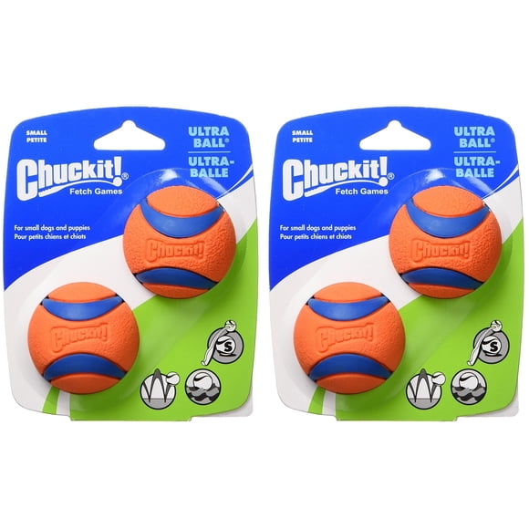 ¡Ball Chuckit! Ultra Small 2 para perros, paquete de 2