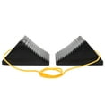 thumbnail image 3 of MaxxHaul 50012 Rubber Wheel Chock with Rope-8" x 5" x 4"-2 Pack, 3 of 3