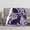 30inx40in/76x100cm, variant on Gothic Witchy Black Cat Flannel Throw Blanket, Vintage Woodcut Print Tarot Cards Witch Hat Moon Star Magic Herb Purple Background Cozy Soft Fleece Blanket for Sofa Bed Halloween Gothic Home Decor