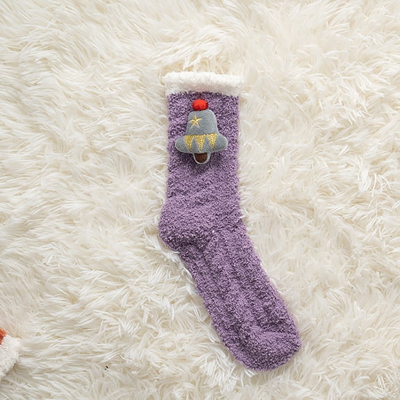AOOCHASLIY Christmas/Daily Socks Ladies Fashion Cute Warm Sleeping Christmas Floor