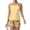 Yellow, variant on JULMCOMO Tankini Swimsuits for Women Sunflower Print Crew Neck Drawstring Sporty Bathing Suits Summer Vacation Two Piece Swimsuit Fluorescence Yellow M