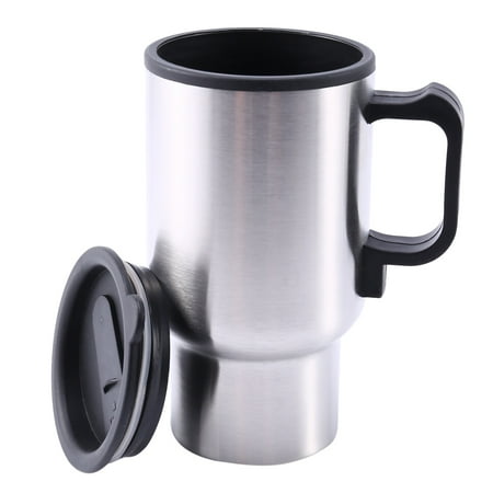 

WELPET Car auto Stainless Steel 12V Car Auto Adapter HEATED Travel MUG Thermos Heating Cup