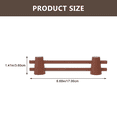 thumbnail image 2 of STRANDCHIC Mini Farm Fence Set Childrens Room Landscaping Oak 2Pcs, 2 of 7