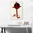 thumbnail image 2 of ARTCANVAS Mystic-Suprematism - Red Cross on a Black Circle 1922 Canvas Art Print by Kazimir Malevich - Size: 26" x 18" (1.50" Deep), 2 of 9