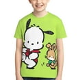 thumbnail image 2 of Sanrio Pochacco Kids T-Shirt 3d Printed Graphic T-Shirts Boys And Girls Short Sleeve Shirts For Youth Kids X-Small, 2 of 6