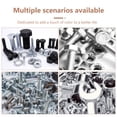 thumbnail image 2 of MasteelfCA 145pcs Plastic Dome Bolt Nut Protection Cover M4-M12 Hexagon Screws Caps, 2 of 8