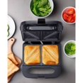 thumbnail image 2 of Electric Dual Panini and Sandwich Maker, Stainless Steel, Non-Stick, 750W, Compact Design, 2 of 6
