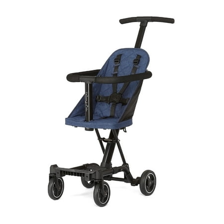 Dream On Me Coast Rider Travel Stroller Lightweight Stroller Compact Portable Vacation Friendly Stroller, Navy