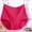Red, variant on jjayotai Womens Underpants Clearance 3PC Women's Plus Size XL-6XL Solid Color High Waist Leak Proof Cotton Short Underwear Shorts